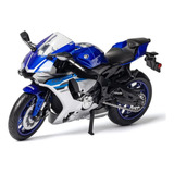 Moto Colecciónable Yamaha Yzf-r1  Escala 1:12 Regalo Navidad