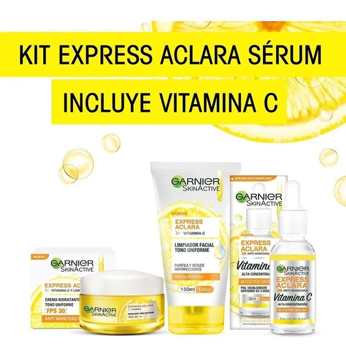 Kit Facial Express Aclara Sérum - mL a $540