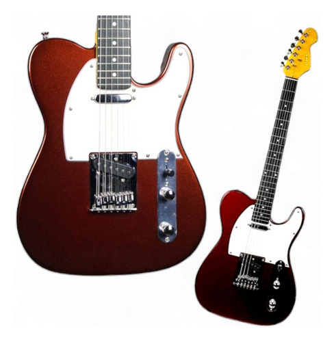 Guitarra Telecaster Phx Special Vermelha Metálica Tl-1 Mrd