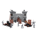 Medieval Em Miniatura Com Carruagens De Idade Média