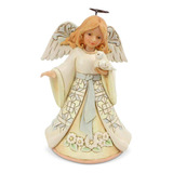 Enesco Jim Shore Pinta Tamano Angel Del Bosque Con Paloma