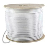 Cable Coaxial Rg6 Bobina 305 Mts Color Blanco