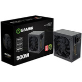 Fonte Atx 500w Reais Gamer Super Silenciosa Pfc Ativo Bivolt