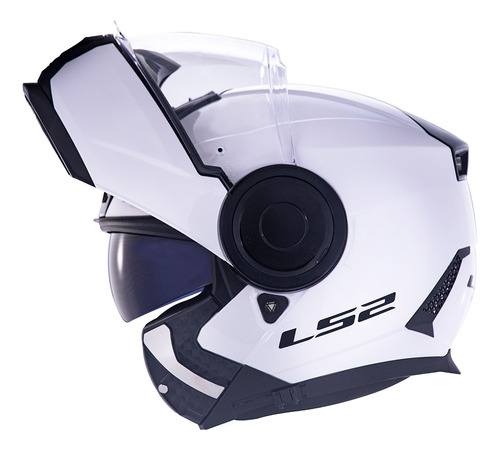 Capacete Masculino Ls2 Ff902 Scope Monocolor Branco