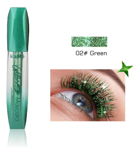 Mascara De Pestañas Colores Glitter Karité Waterpoof