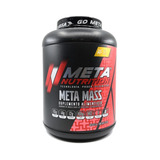 Suplemento En Polvo Meta Nutrition  Meta Mass Proteínas Sabor Wild Vanilla En Pote De 2.72kg