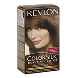 Tinte Para Cabello Revlon Colorsilk 50 Castaño Claro Ceniza