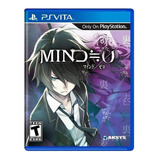 Jogo Mind 0 Psvita Midia Fisica Playstation Aksys