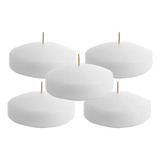 Velas Flutuante Decoração 18 Horas Festas - Kit 05 Unidades