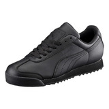 Tenis Original Puma Roma Basic Negro Mujer 354259-12