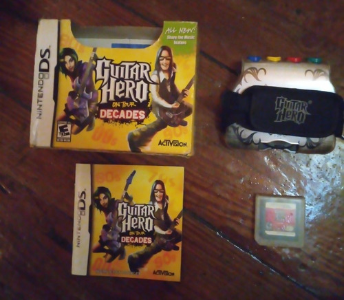Guitar Hero On Tour, Juego, Guitarra Y Manual, Nintendo Ds!
