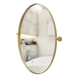 Espejo De Pared Ovalado Baño, 18 X 28 Pulgadas, Espejo...