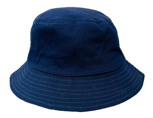 Sombrero Gorro De Pescador Lisa Algodón Bucket