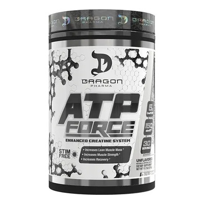 Creatina Monohidratada Pura Dragon Pharma Atp Force 30 Serv Sabor Mango Coconut | Meses sin interés