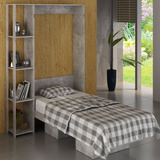 Cama Articulada Solteiro 4 Prateleiras 2 Nichos 128,5x193cm