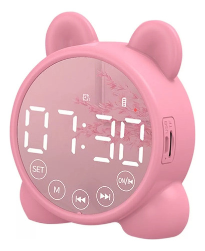 Reloj Despertador Para Niños, Bocina Bluetooth, Despertador