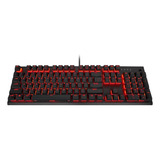 Teclado Corsair K60 Red Led Pro Cherry Viola Ch-910d029-br