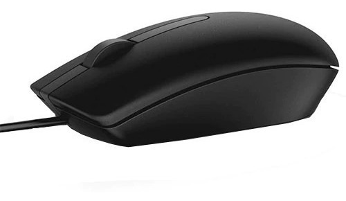 Mouse Dell Optico Ms116 Alambrico Usb 1000dpi Negro /v /v