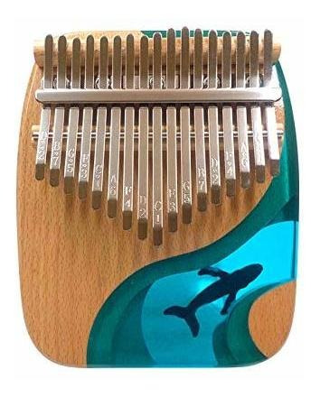 Kalimba 17 Teclas Pulgar Piano Con Instrucción De Aprendizaj