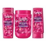 Kit Dabelle Resgata Fios Shampoo+condicionador+mascara