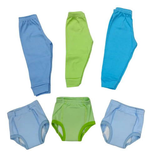 Control Esfinter Guardería 3 Pantalones- 3 Calzon Entrenador