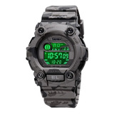 Reloj Militar Skmei 1635 Niños Digital Camuflado Gris