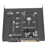 Adaptador Sata 2 En 1 Msata/m2 Ngff Ssd A Sata3 De Doble Pue