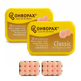 Protetor Auricular Cera Ohropax Classic 22db - 12 Pares Cor Unica