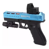 Pistola De Hidrogel Automática Glock + Laser Apuntador