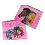 X2 Libros Colorear Caballos Equitación Pintar Princess Top