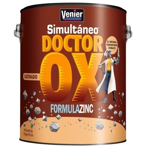 Dr. Ox Convertidor Oxido Negro Satinado 1 Lt Venier Sibaco