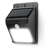2 Pack Lampara Solar 8 Leds Exterior Y Sensor De Movimiento