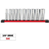 Juego De Dados Milwaukee 3/8 In. Drive Sae Deep Well 6-point