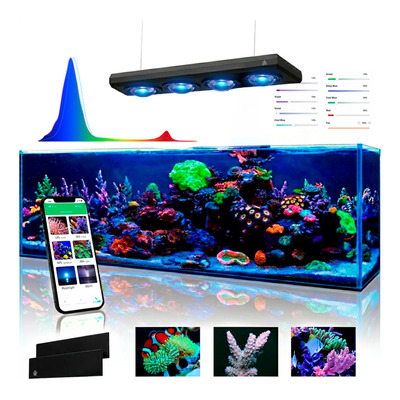 Lámpara Profesional Acuarios Marinos Week Aqua Z400pro-d | Meses sin interés