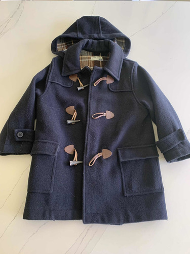 Tapado O Gamulan De Niño De Zara T 6 De Paño Azul Usado