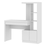 Mesa Para Computador 122,5x138x46,5 Cm Branco Tecnomobili