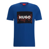 Playera Hugo Para Hombre Regular Fit De Punto De Algodón