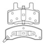 Pastillas De Freno Remsa  Para Gmc Topkick 92/96 Delantera/t GMC Yukon