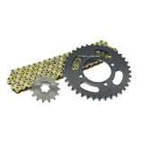 Kit Arrastre Sprocket Para Moto Yamaha Crypton 110 Reforzada