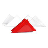 Servilletero Mesa Plástico Triangular Pack X10 Villa Crespo