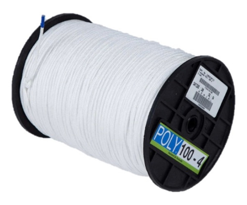 Cordel Poly 100 # 4 X 300 Mts Para Invernaderos Blanco Rollo