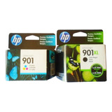 Hp 901xl Negro Y 901 Tricolor Pack 2