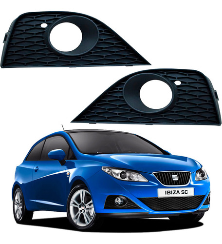 Par Rejilla Facia Seat Ibiza 2009 2010 2011 2012 C/hoyo