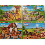 Puzzles X 48 Pzas , Country Playmobil Pack X 4 Un.