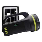 Kit Camping Solar Ampolletas Linterna Mp3 Radio Disco Light