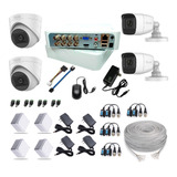 Kit 4 Cámaras Seguridad Con Audio Hilook + Dvr 8 Ch 