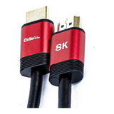 Kit Com 5 Cabos Hdmi 2.1 8k - 60hz - 1 Metro