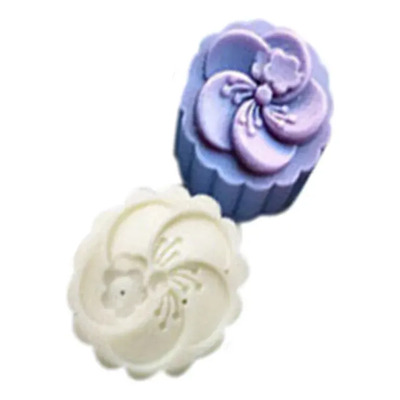 Juego De 4 Moldes Redondos Para Tartas, 50 G, Color Blanco,