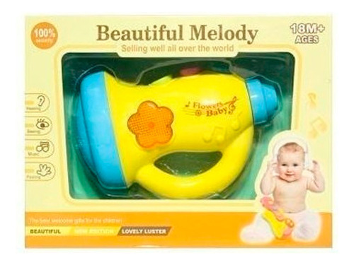 Trompeta Con Sonidos Juguete Musical Para Bebé