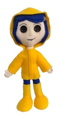 Muñeca Coraline 001 Figura Peluche 30cm Decoración Fieltro